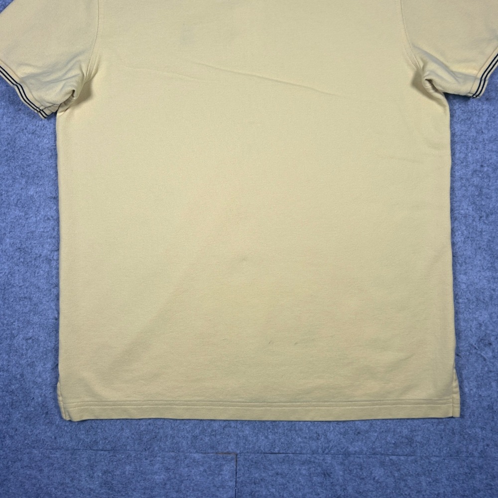 Psycho Bunny Polo Shirt Men Size 5 medium Yellow Pima Cotton Short Sleeve Preppy - Picture 15 of 16